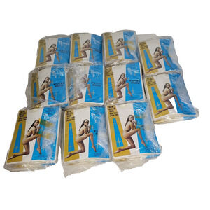 Vintage Monique Pantyhose Womens Sheer White Extra Tall Nylon Underwear Panty